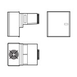 Through The Wall Freezer  TTZ300 Monoblock Unit 24.5 m³