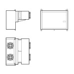 Through The Wall Freezer TTZ500 Monoblock Unit 55.2 m³