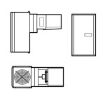 Through The Wall Chiller TTW050 Monoblock Unit 7.7 m³ Through The Wall Chiller TTW050 Monoblock Unit 7.7 m³