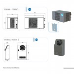 Split Systems SWTAW050 With Wall-Mounted Evaporator Capacity 24.5